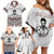 Fiji Rugby Custom Family Matching Off Shoulder Short Dress and Hawaiian Shirt Fijian Bati Go Champions