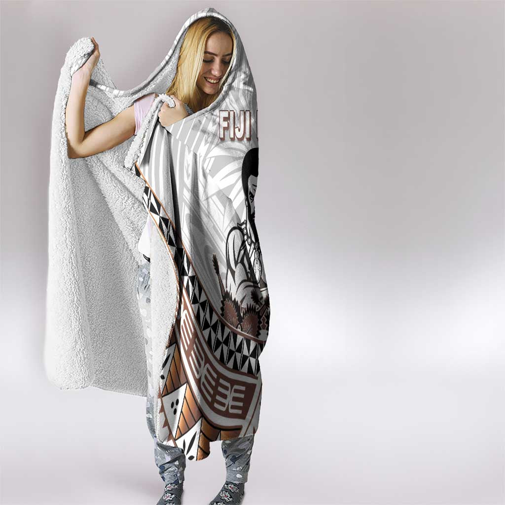 Fiji Rugby Hooded Blanket Fijian Bati Go Champions LT05 - Polynesian Pride