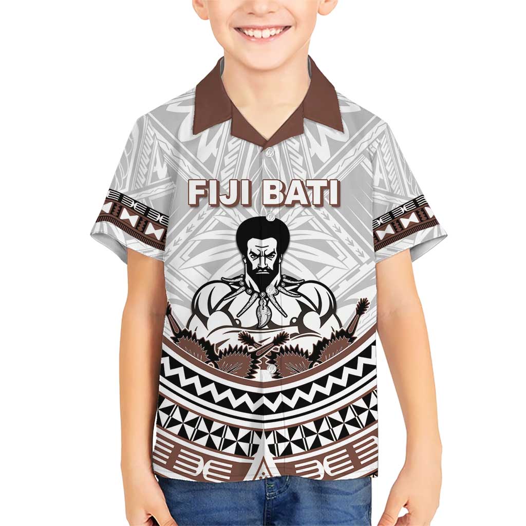 Fiji Rugby Custom Kid Hawaiian Shirt Fijian Bati Go Champions