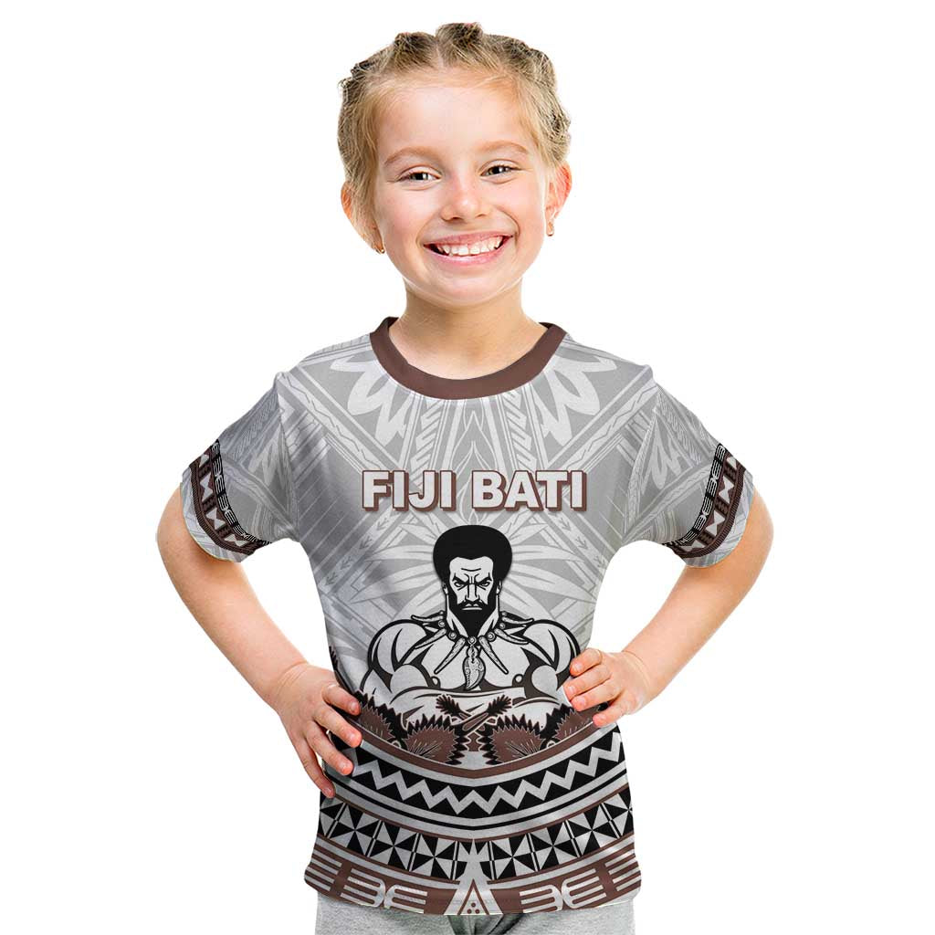 Fiji Rugby Custom Kid T Shirt Fijian Bati Go Champions