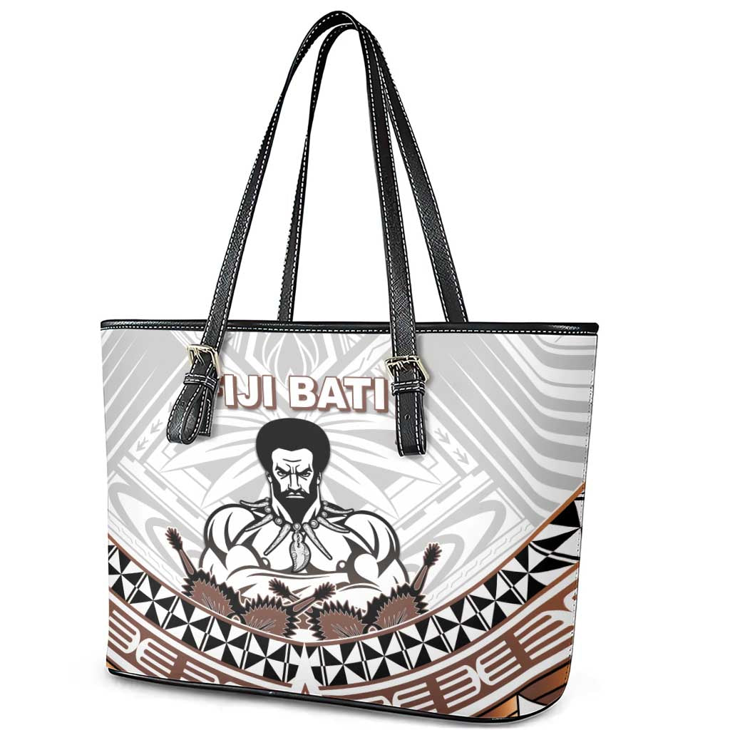 Fiji Rugby Leather Tote Bag Fijian Bati Go Champions LT05 - Polynesian Pride