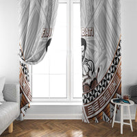 Fiji Rugby Window Curtain Fijian Bati Go Champions LT05 - Polynesian Pride