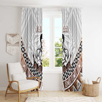 Fiji Rugby Window Curtain Fijian Bati Go Champions LT05 - Polynesian Pride