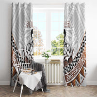 Fiji Rugby Window Curtain Fijian Bati Go Champions LT05 - Polynesian Pride
