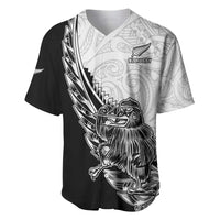 New Zealand Kiwi Rugby Custom Baseball Jersey Go Champions Maori Pattern LT05 White - Polynesian Pride