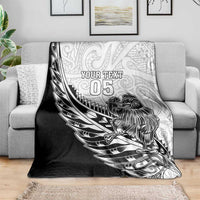 New Zealand Kiwi Rugby Custom Blanket Go Champions Maori Pattern LT05 - Polynesian Pride