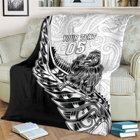 New Zealand Kiwi Rugby Custom Blanket Go Champions Maori Pattern LT05 - Polynesian Pride