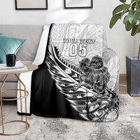 New Zealand Kiwi Rugby Custom Blanket Go Champions Maori Pattern LT05 - Polynesian Pride