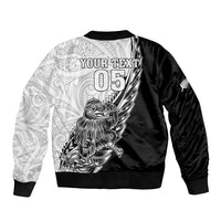 New Zealand Kiwi Rugby Custom Bomber Jacket Go Champions Maori Pattern LT05 - Polynesian Pride