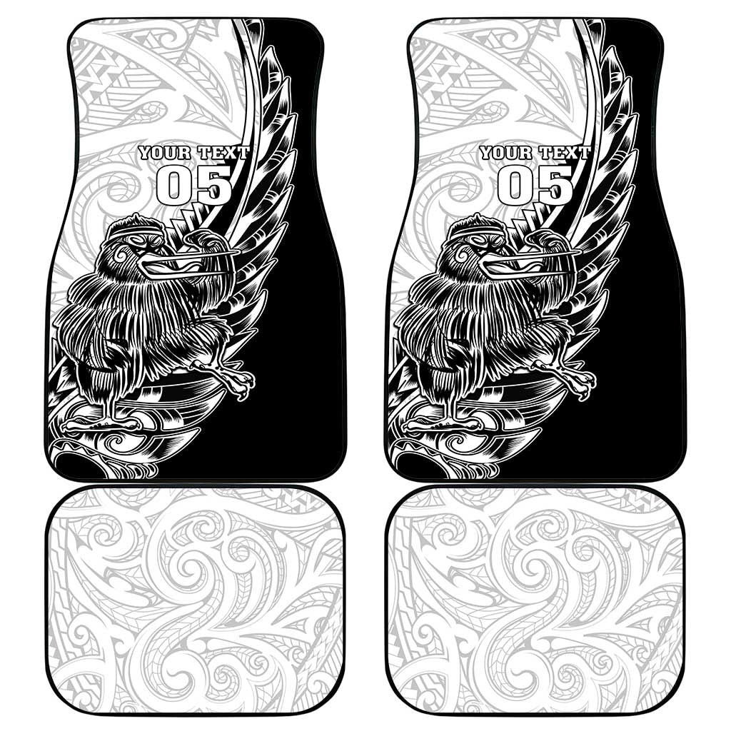 New Zealand Kiwi Rugby Custom Car Mats Go Champions Maori Pattern LT05 - Polynesian Pride