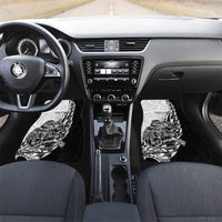 New Zealand Kiwi Rugby Custom Car Mats Go Champions Maori Pattern LT05 Set 2pcs - Front White - Polynesian Pride