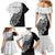 New Zealand Kiwi Rugby Custom Family Matching Mermaid Dress and Hawaiian Shirt Go Champions Maori Pattern