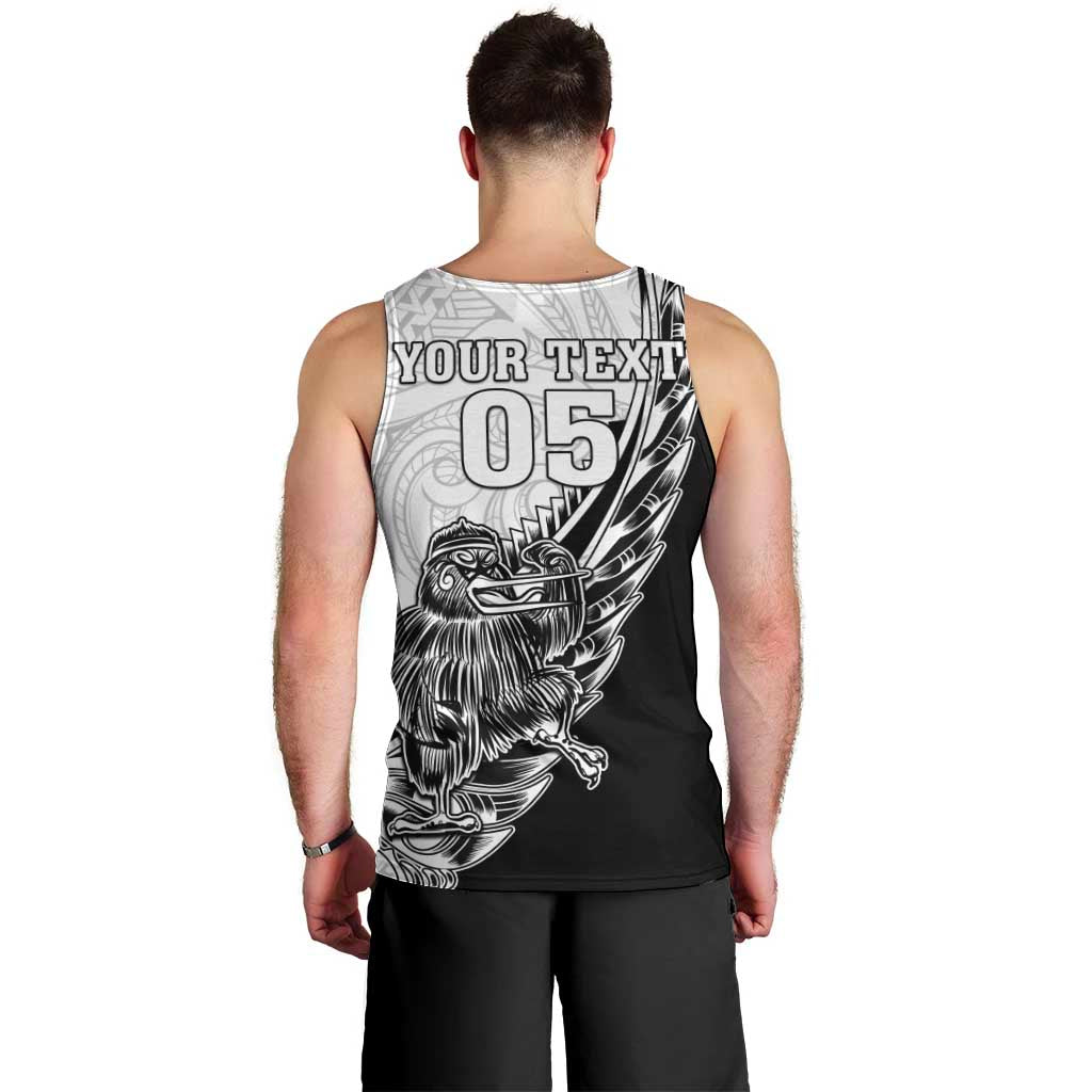 New Zealand Kiwi Rugby Custom Men Tank Top Go Champions Maori Pattern LT05 - Polynesian Pride