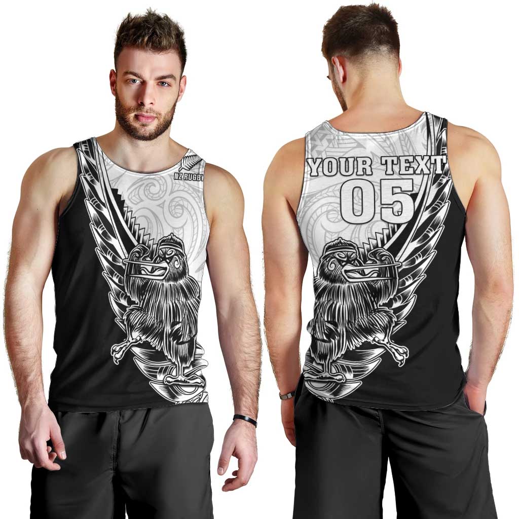 New Zealand Kiwi Rugby Custom Men Tank Top Go Champions Maori Pattern LT05 - Polynesian Pride