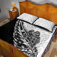 New Zealand Kiwi Rugby Custom Quilt Bed Set Go Champions Maori Pattern LT05 - Polynesian Pride