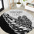 New Zealand Kiwi Rugby Custom Round Carpet Go Champions Maori Pattern