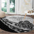 New Zealand Kiwi Rugby Custom Round Carpet Go Champions Maori Pattern