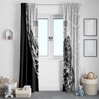 New Zealand Kiwi Rugby Custom Window Curtain Go Champions Maori Pattern LT05 - Polynesian Pride