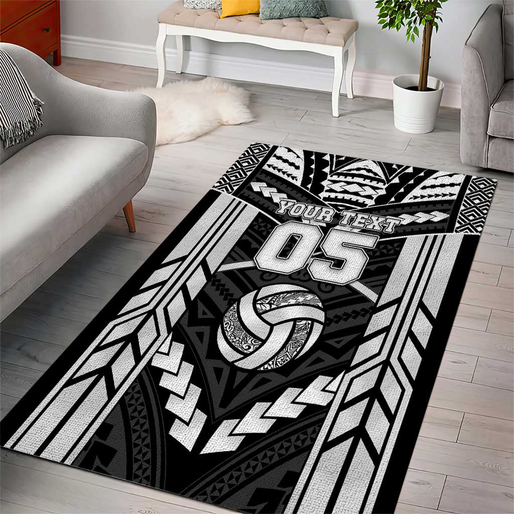 Custom Polynesia Beach Volleyball Area Rug Polynesian Tribal Pattern LT05 - Polynesian Pride