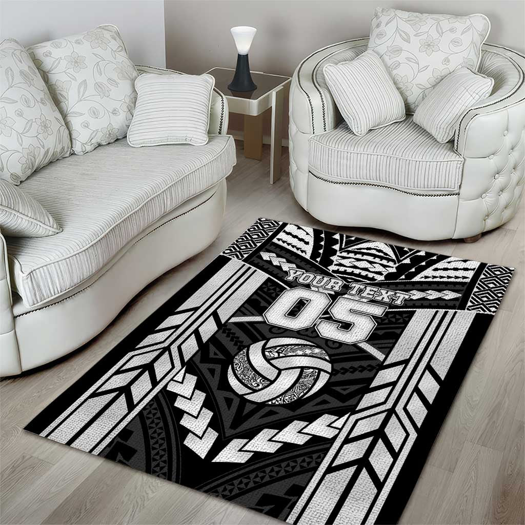Custom Polynesia Beach Volleyball Area Rug Polynesian Tribal Pattern LT05 - Polynesian Pride