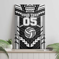 Custom Polynesia Beach Volleyball Canvas Wall Art Polynesian Tribal Pattern LT05 - Polynesian Pride