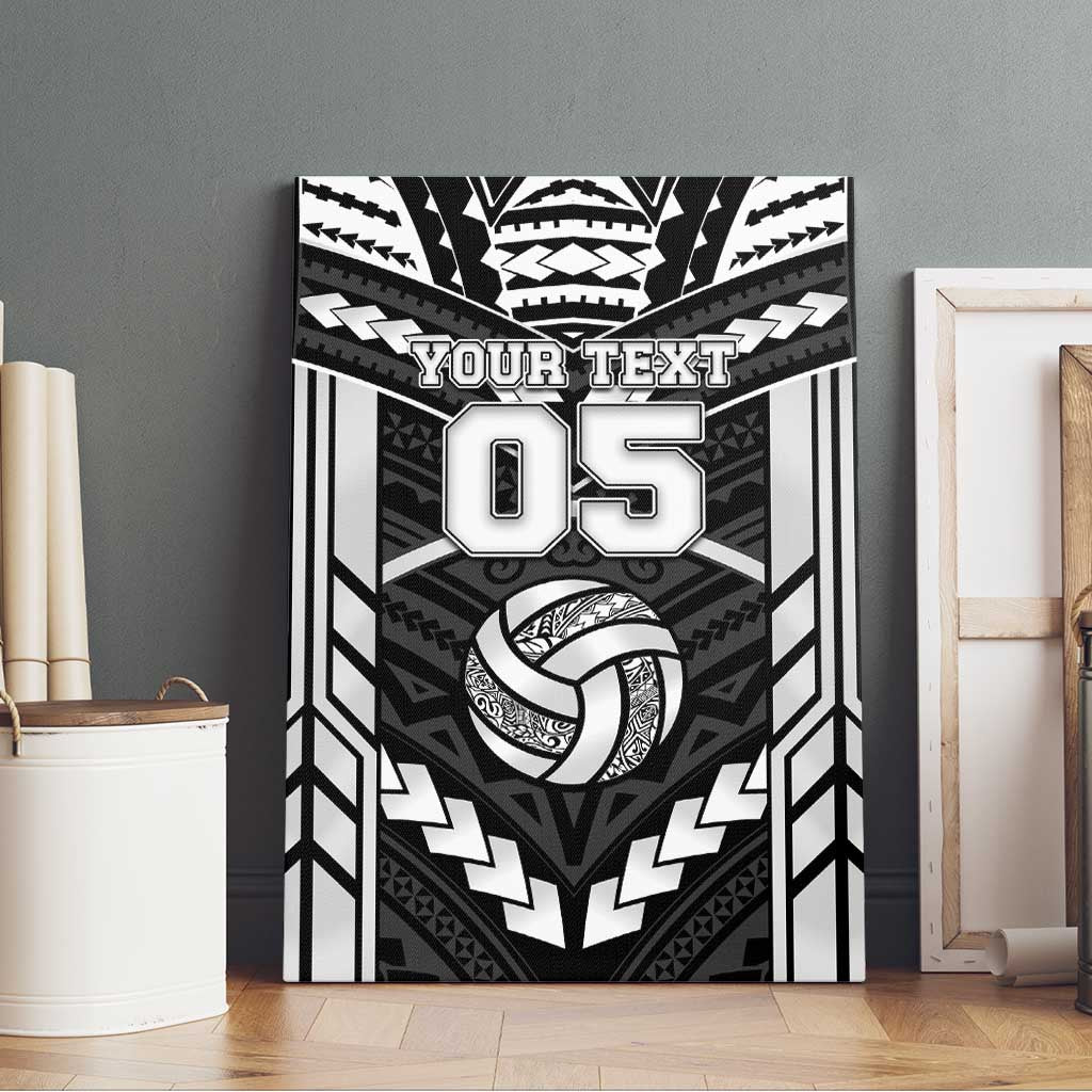 Custom Polynesia Beach Volleyball Canvas Wall Art Polynesian Tribal Pattern LT05 - Polynesian Pride
