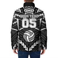 Custom Polynesia Beach Volleyball Padded Jacket Polynesian Tribal Pattern LT05 - Polynesian Pride