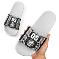 Custom Polynesia Beach Volleyball Slide Sandals Polynesian Tribal Pattern LT05 - Polynesian Pride