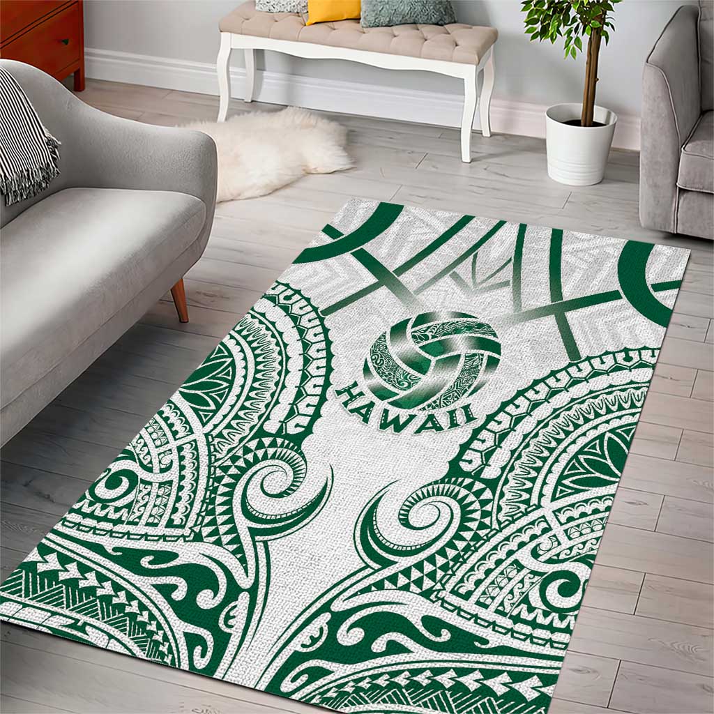 Hawaii Volleyball Area Rug Polynesian Pattern LT05 - Polynesian Pride
