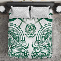 Hawaii Volleyball Bedding Set Polynesian Pattern LT05 Teal - Polynesian Pride