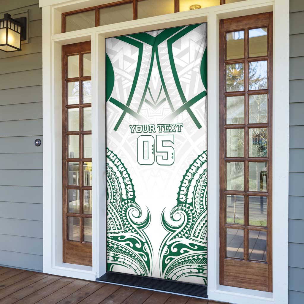 Custom Hawaii Volleyball Door Cover Polynesian Pattern LT05 - Polynesian Pride