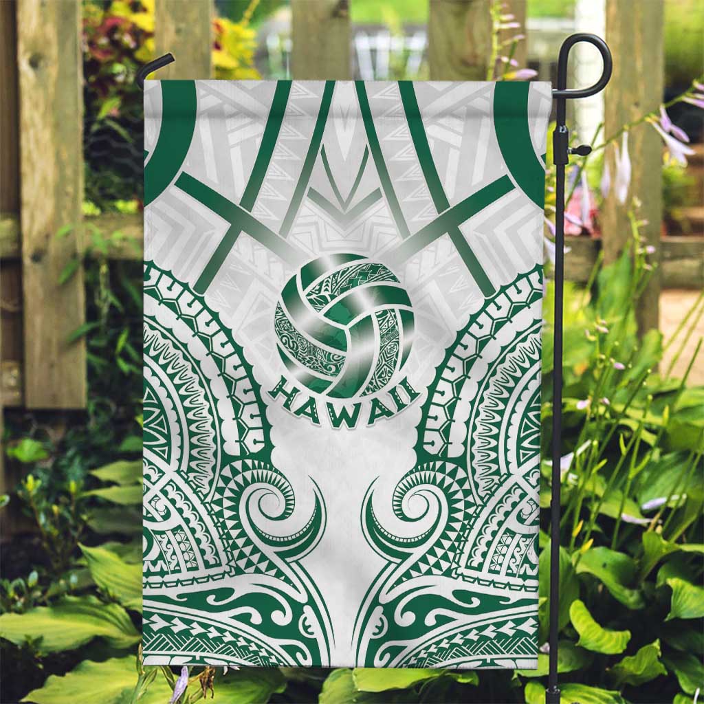 Hawaii Volleyball Garden Flag Polynesian Pattern LT05 Garden Flag Teal - Polynesian Pride
