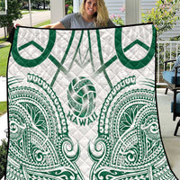 Hawaii Volleyball Quilt Polynesian Pattern LT05 Teal - Polynesian Pride