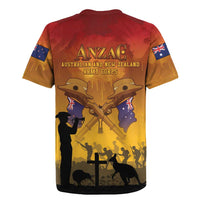 ANZAC Day Rugby Jersey Australia And New Zealand Slouch Hats LT05 - Polynesian Pride