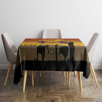 ANZAC Day Tablecloth Australia And New Zealand Slouch Hats LT05 - Polynesian Pride