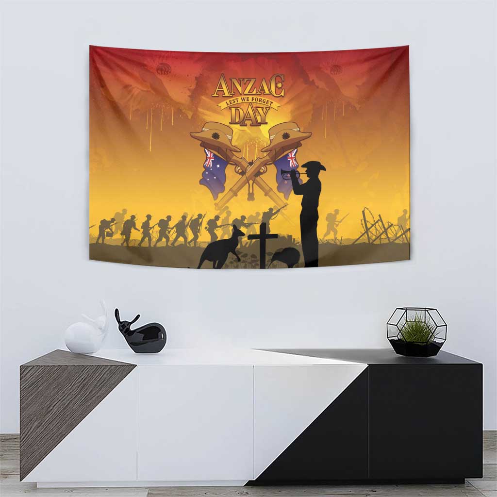 ANZAC Day Tapestry Australia And New Zealand Slouch Hats LT05 - Polynesian Pride