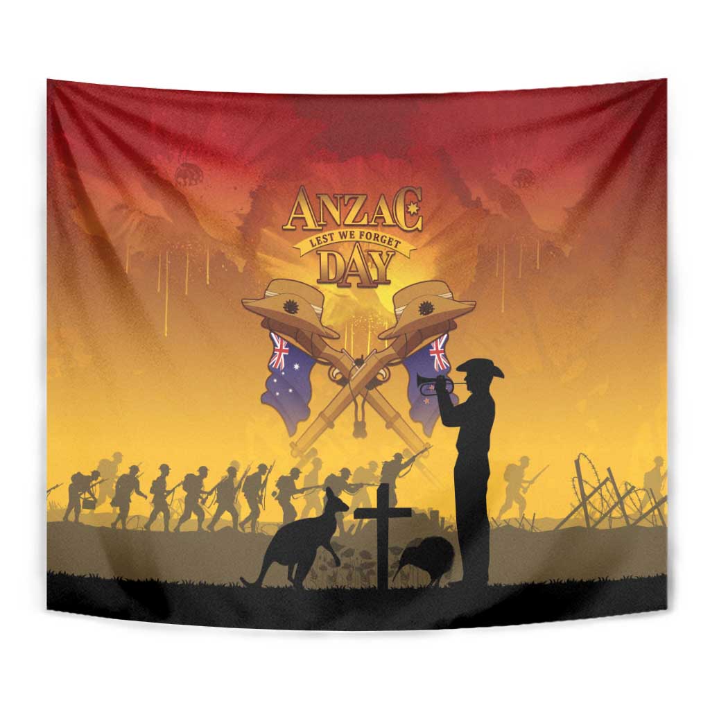 ANZAC Day Tapestry Australia And New Zealand Slouch Hats LT05 - Polynesian Pride