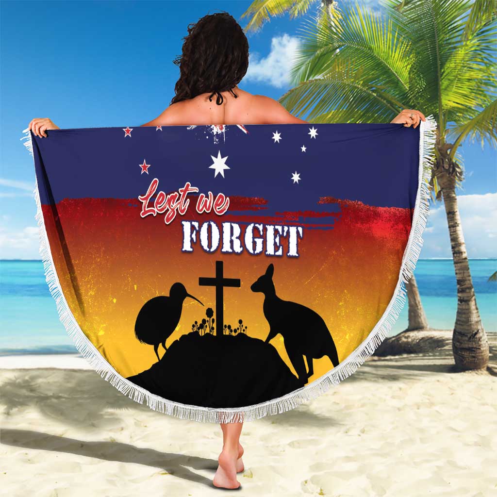 New Zealand And Australia ANZAC Last Post Beach Blanket LT05 - Polynesian Pride