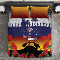 New Zealand And Australia ANZAC Last Post Bedding Set LT05 Blue - Polynesian Pride