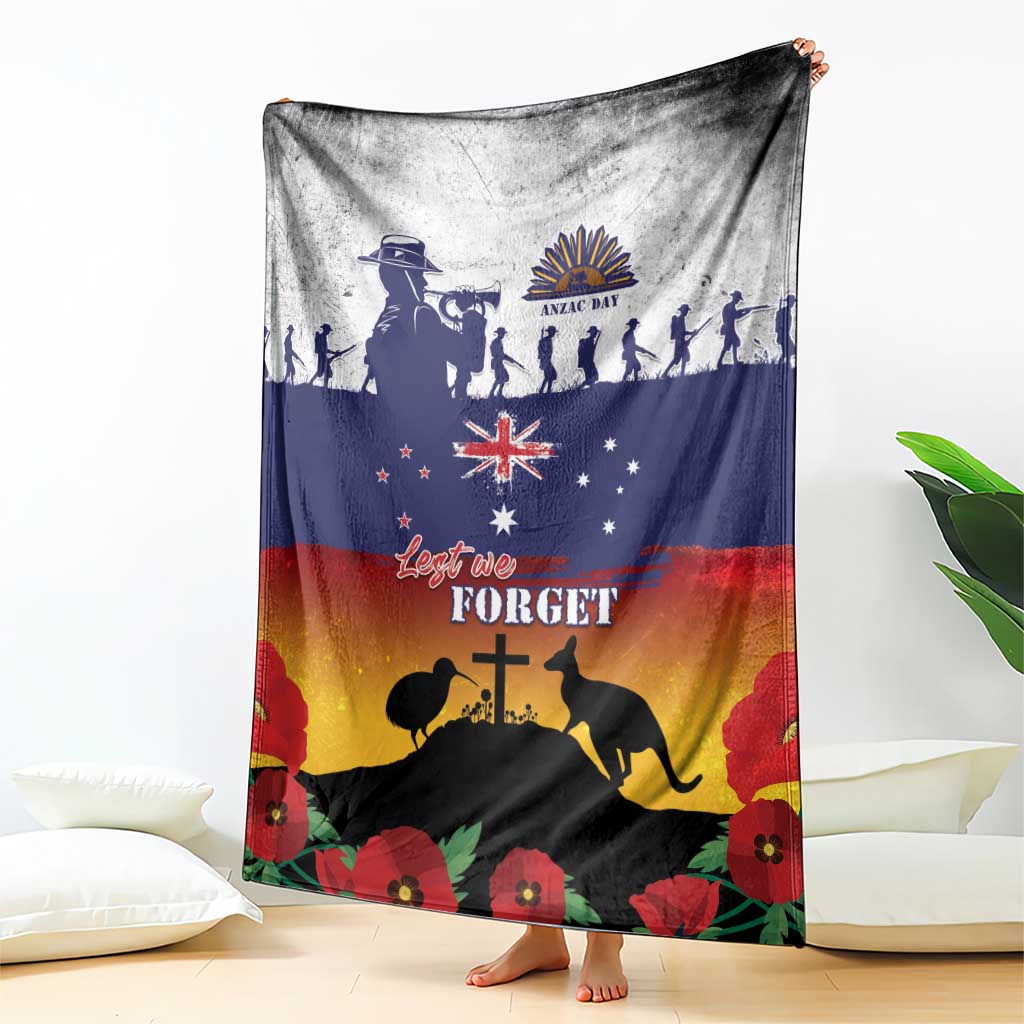 New Zealand And Australia ANZAC Last Post Blanket LT05 - Polynesian Pride