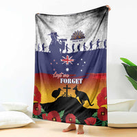 New Zealand And Australia ANZAC Last Post Blanket LT05 - Polynesian Pride