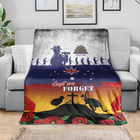 New Zealand And Australia ANZAC Last Post Blanket LT05 - Polynesian Pride