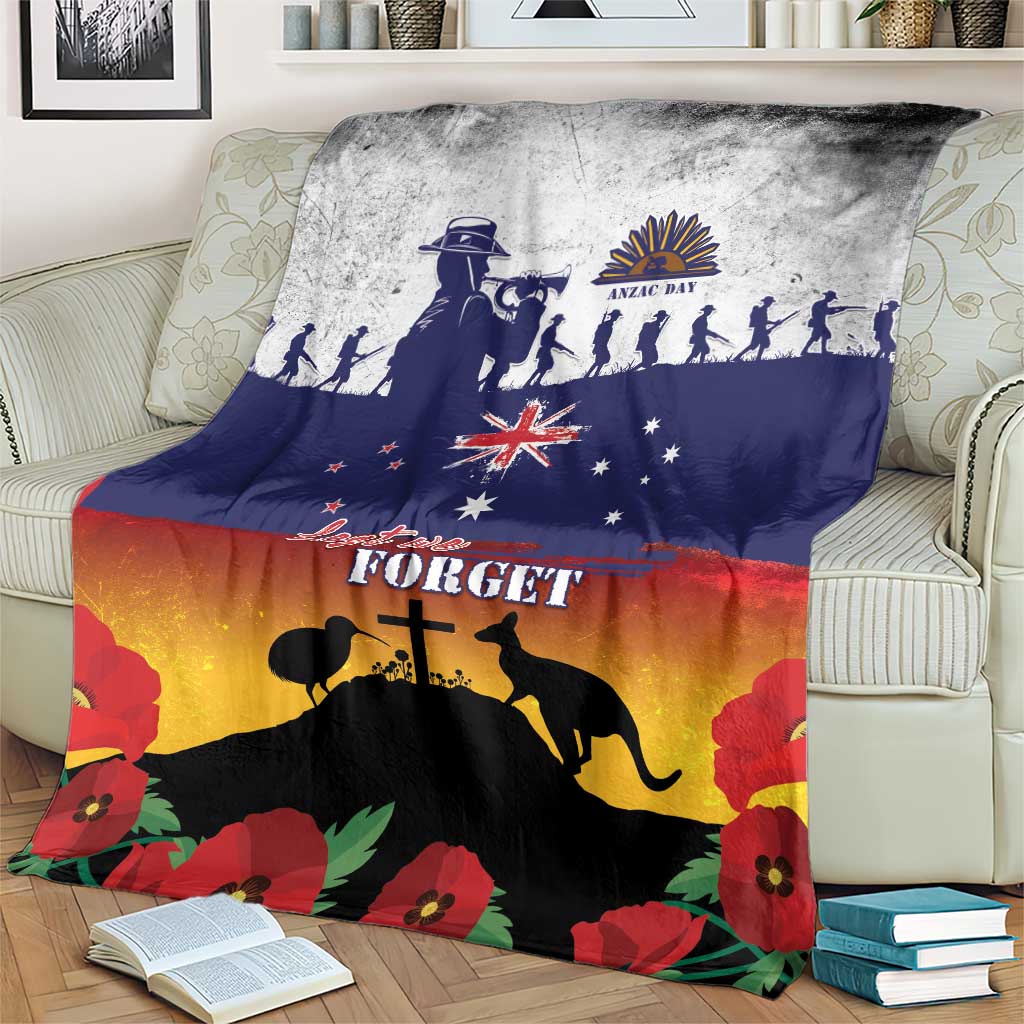 New Zealand And Australia ANZAC Last Post Blanket LT05 - Polynesian Pride