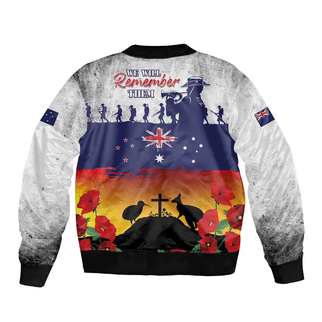 New Zealand And Australia ANZAC Last Post Bomber Jacket LT05 - Polynesian Pride