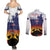 New Zealand And Australia ANZAC Last Post Couples Matching Summer Maxi Dress and Long Sleeve Button Shirt