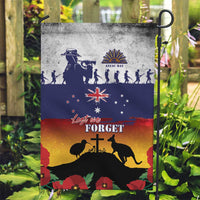 New Zealand And Australia ANZAC Last Post Garden Flag LT05 Garden Flag Blue - Polynesian Pride