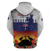 New Zealand And Australia ANZAC Last Post Hoodie LT05 - Polynesian Pride