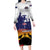 New Zealand And Australia ANZAC Last Post Long Sleeve Bodycon Dress