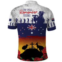New Zealand and Australia ANZAC Last Post Polo Shirt - LT05 - Polynesian Pride