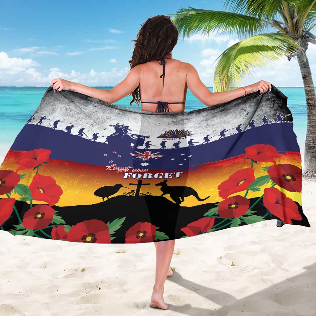 New Zealand And Australia ANZAC Last Post Sarong LT05 - Polynesian Pride